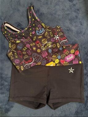 YM Shorts YS Bra Rebel Set